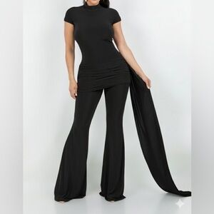Jumpsuit with Long Sash